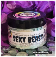 Sexy Beast ™️ | Crisp Clean Musk type | Whipped Sugar Scrub Soap | 5.3 oz [Pre-Order! ==> ships in 10 days ]